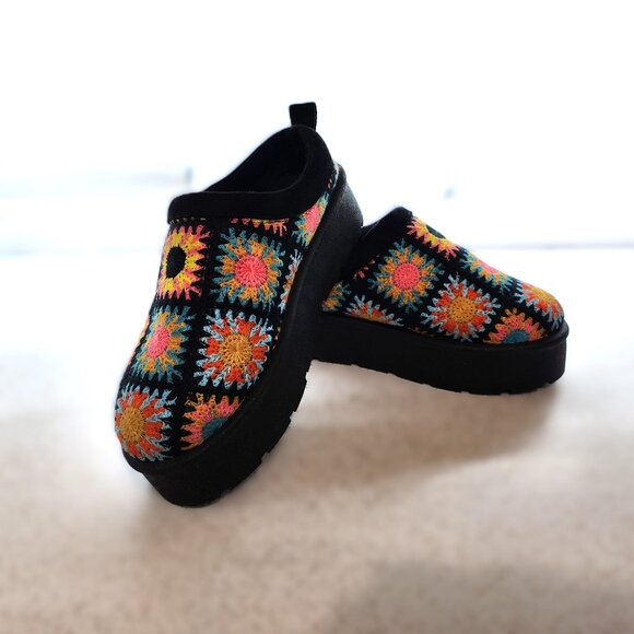 BAMBOO Shoes - Crochet Clog style Slip on Shoes